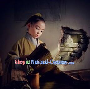 Ancient Traditional Chinese Student Hanfu Clothes for Kids