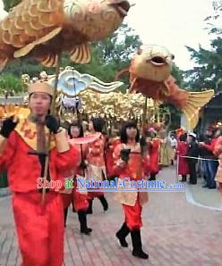 One Person Holding Fish Dance Costume Set