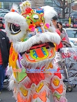 Rainbow Color Lion Dancing Head and Body Costumes Complete Set