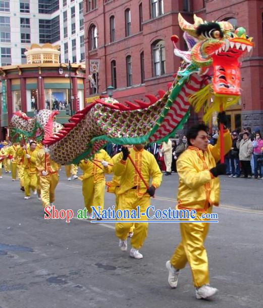 Traditional Chinese Dragon Dance Equipment Full Set