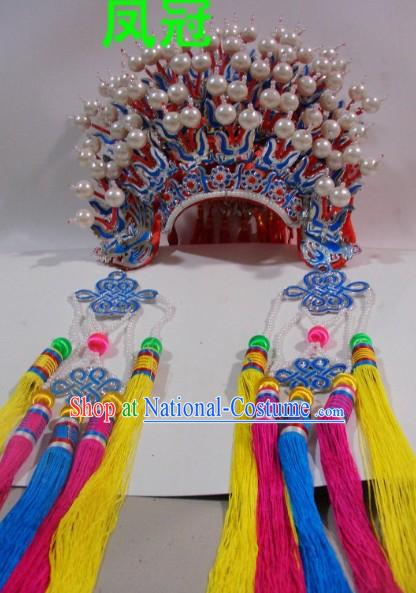 Chinese Traditional Brides Phoenix Crown Headgear