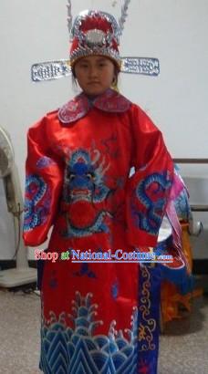 Chinese New Year Cai Shen Ye Fairytale God of Wealth Costumes for Children