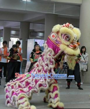 Tiger Stripes Festival Ceremony Top Lion Dance Costumes Complete Set