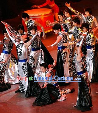 Chinese Folk Ethnic Dance Costumes for Men