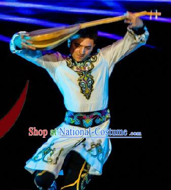 Professional Stage Performance Mongolian Clothes for Men