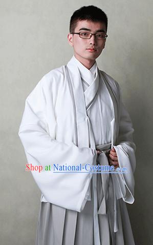 Traditional Chinese Han Fu Clothes Complete Set for Men