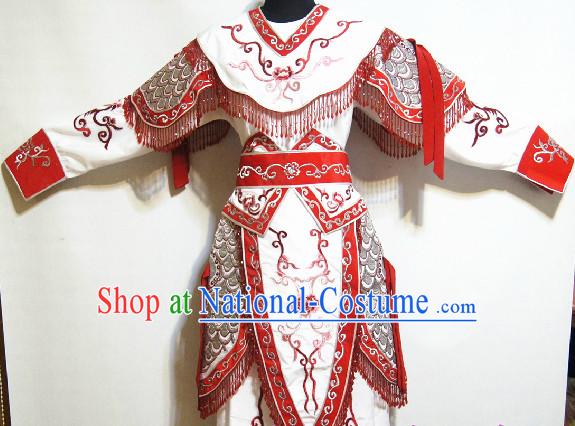 Chinese Traditional Hua Mulan Armor Costumes for Women