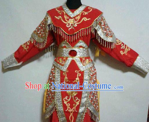 Chinese Traditional Female General Armor Costumes