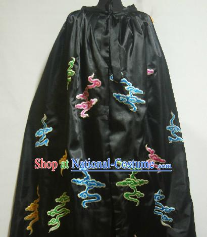 Chinese Stage Performance Black Cape