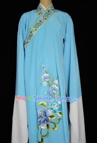 Chinese Light Blue Xiao Sheng Robe