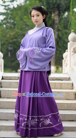 Ancient Chinese Ming Dynasty Clothes Complete Set