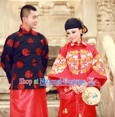 Traditional Brides and Bridegroom Wedding Dresses