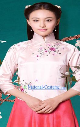 China Minguo Lady Blouse and Skirt