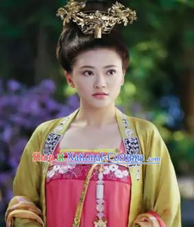 Ancient Tang Dynasty Empress Attire Complete Set