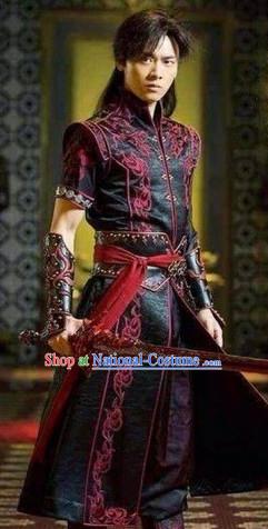 Li Yifeng Asian Swordman Costumes and Cuff Complete Set