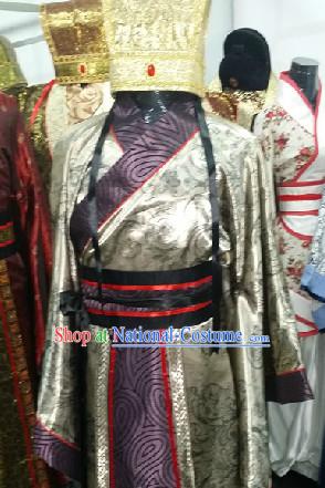 Ancient Chinese Court Costumes and Hat for Men