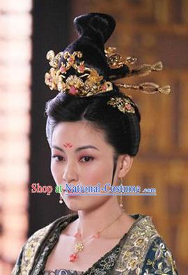 Chinese Professional Drama Long Wig and Hair Accessories