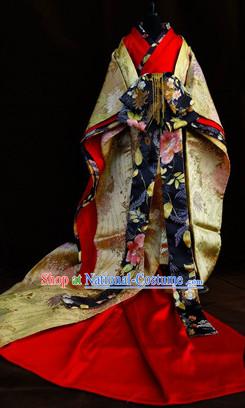 Traditional Japanese Princess Kimono Clothes for Ladies