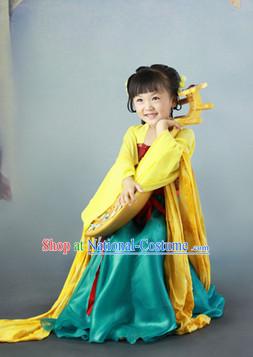 Ancient Chinese Tang Dynasty Kids Clothes