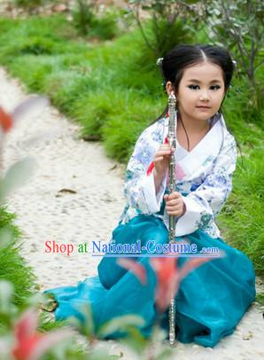 Ancient Chinese Hanfu Clothes for Kids