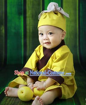 Yellow Uniform and Headwear Complete Set for Children