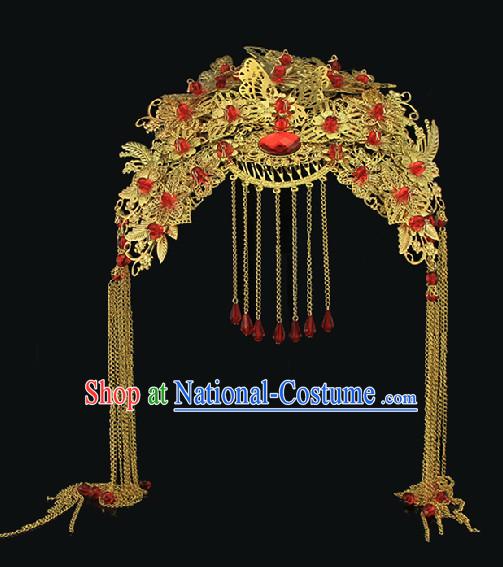 Chinese Traditional Handmade Hanfu Bridal Headpiece