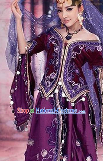 Xinjiang Dance Recital Costumes for Competition