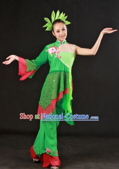 Han Ethnic Dance Suit and Headwear