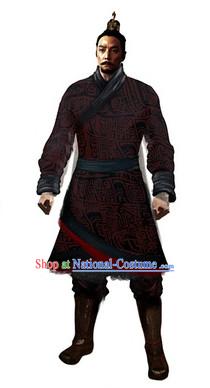 Chinese Han Traditional Outfit Complete Set for Men