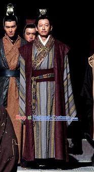 Chinese Emperor Traditional Dresses and Crown Complete Set