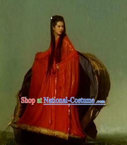 Red Chinese Traditional Wedding Dresses Complete Set for Women