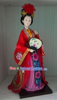 Handmade Beijing Silk Figurine Doll - Ancient Chinese Beauty 4