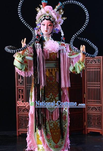 Handmade Beijing Silk Figurine Doll - Hu Sanniang