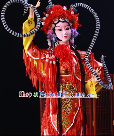 Handmade Traditional Chinese Silk Figurine - Shuangyang Princess