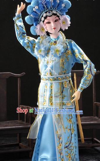 Handmade Traditional Chinese Silk Figurine - Xiao Qing Fairy