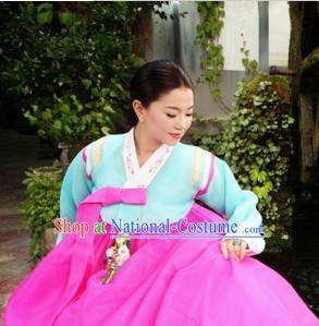 Korean Traditional Female Hanbok Clothes