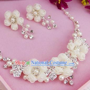 Chinese Classical Wedding Earrings and Necklaces