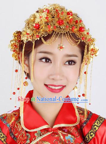 Chinese Classic Wedding Head Jewelry