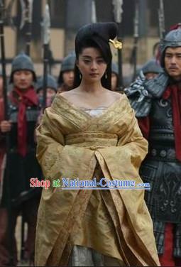 Yang Guifei Tang Empress Costumes and Wig Complete Set