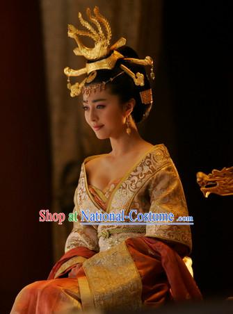 Ancient Four Beauties Yang Guifei Costumes and Wig Complete Set