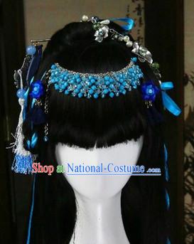 Ancient Chinese Princess Cosplay Wig and Hair Jewelry for Girls