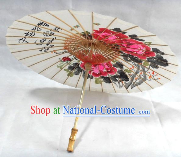 Traditional Chinese Hands Painted Umbrella