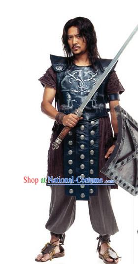 Ancient Korean Knight Armor Costumes Complete Set for Men