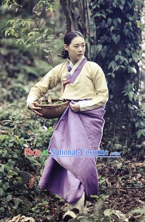 Traditional Korean Female Costumes Complete Set for Women