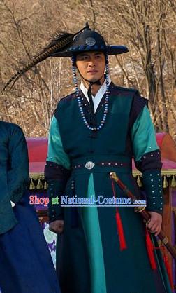 Korean Traditional Young Official Clothes and Hat