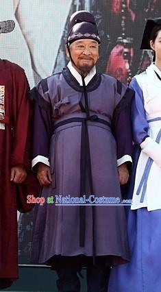 Korean Traditional Top Official Clothes and Hat