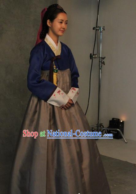 Korean Traditional Hanbok Clothes for Woman