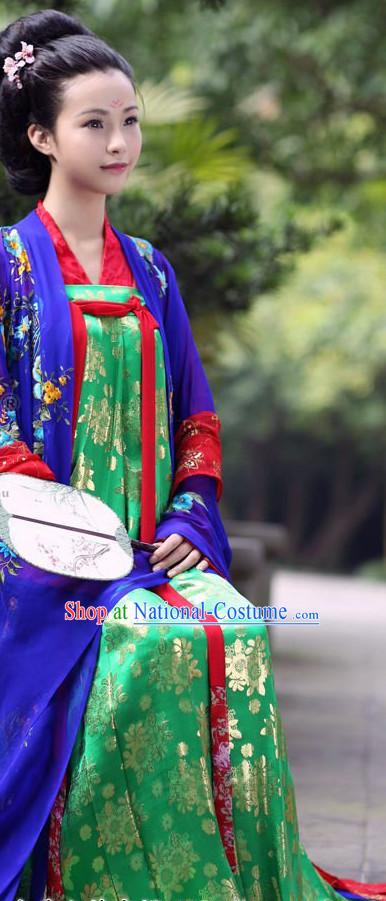 Pure Silk Daxiushan Formal Wear of Royal Chinese Women