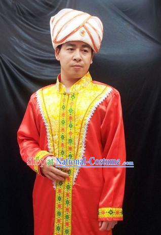 Traditional Indian Dresses and Hat for Men