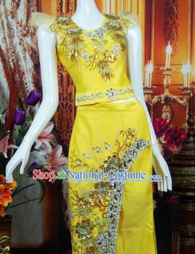 Southeast Asia Traditional Thailand Outfits for Women